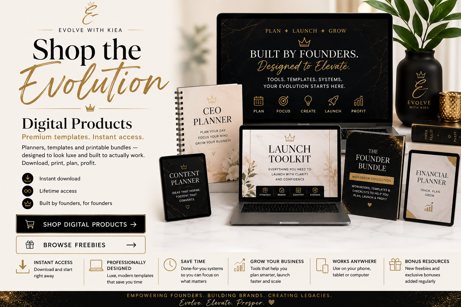 Premium digital product mockup